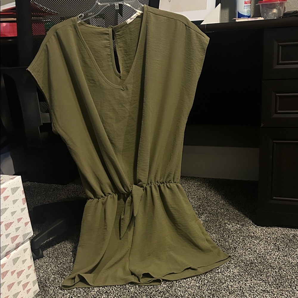 Women’s Olive Green Romper